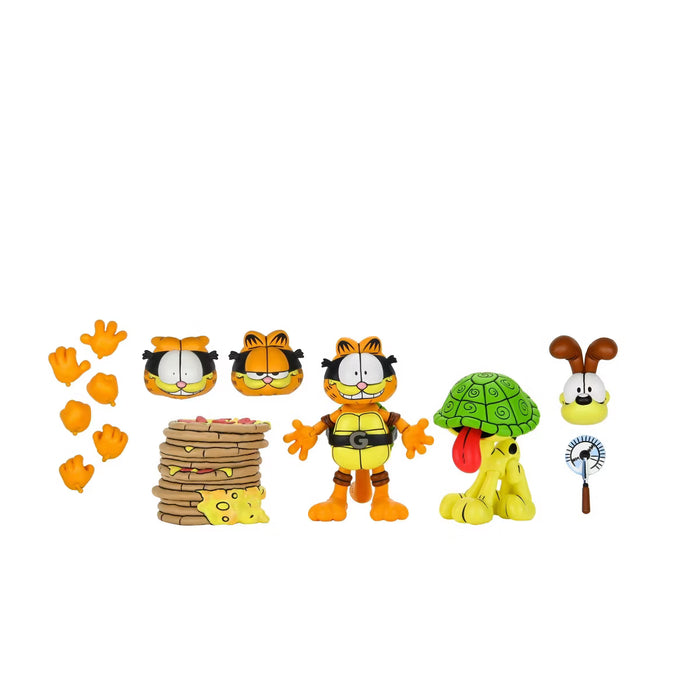 Teenage Mutant Ninja Turtles X Garfield -  Ultimate Garfello With Odie 7'' Scale Action Figure