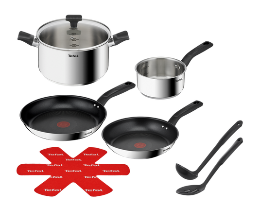 Tefal Delicious Stainless Steel 8pc Mixed Set