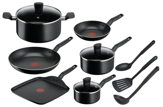Tefal Essential Non-Stick 6pc Set + Utensils