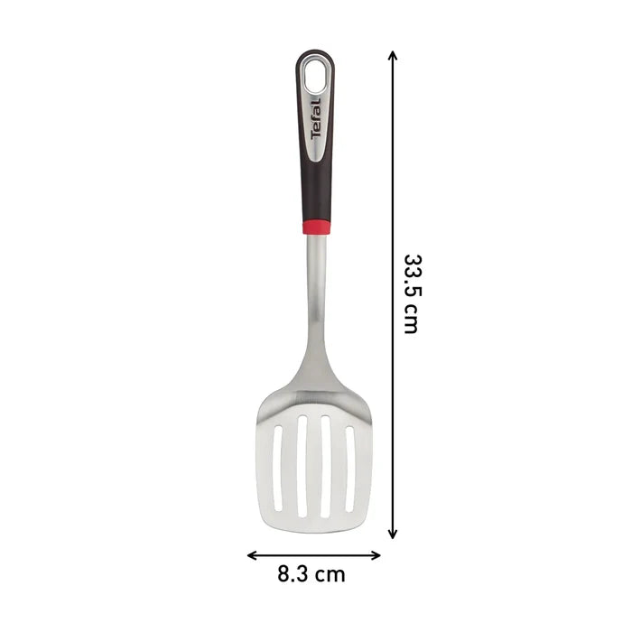 Tefal Ingenio Stainless Steel Slotted Turner K1180314 Dimensions