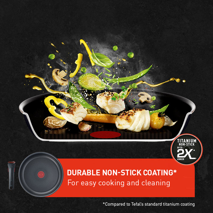 Tefal Ingenio XL Force Non-stick 3pc Frypan Set