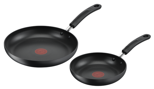 Tefal Specialty Hard Anodised Non-Stick Twin Pack Frypans 20/26cm