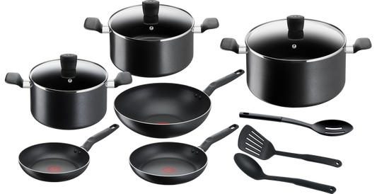 Tefal Super Cook Non-Stick 6pc Cookware Set