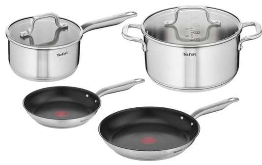 Tefal Virtuoso Induction Stainless Steel 4pc Set