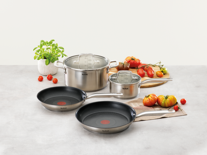 Tefal Virtuoso Induction Stainless Steel 4pc Set