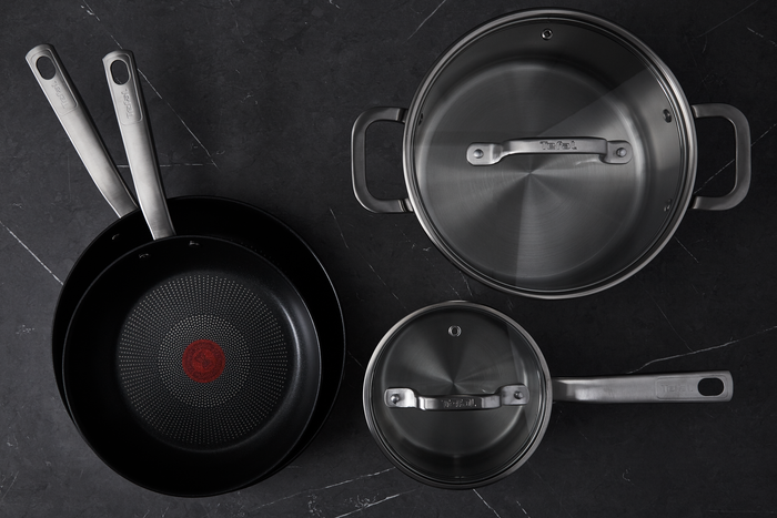 Tefal Virtuoso Induction Stainless Steel 4pc Set