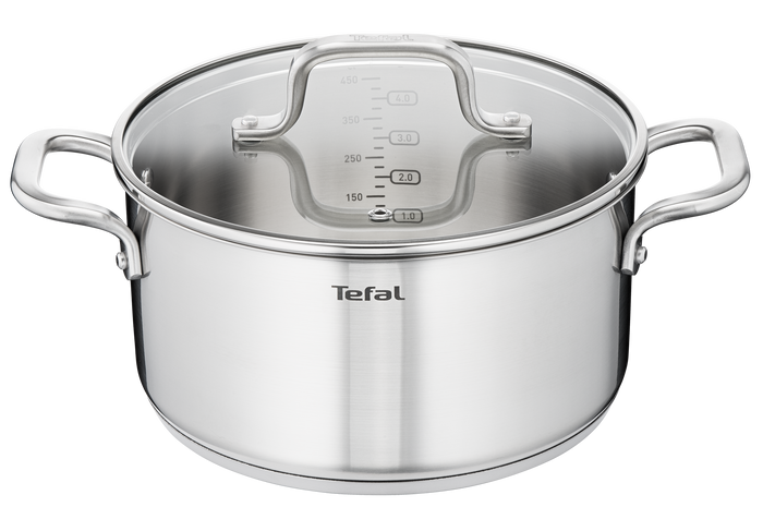 Tefal Virtuoso Induction Stainless Steel 4pc Set