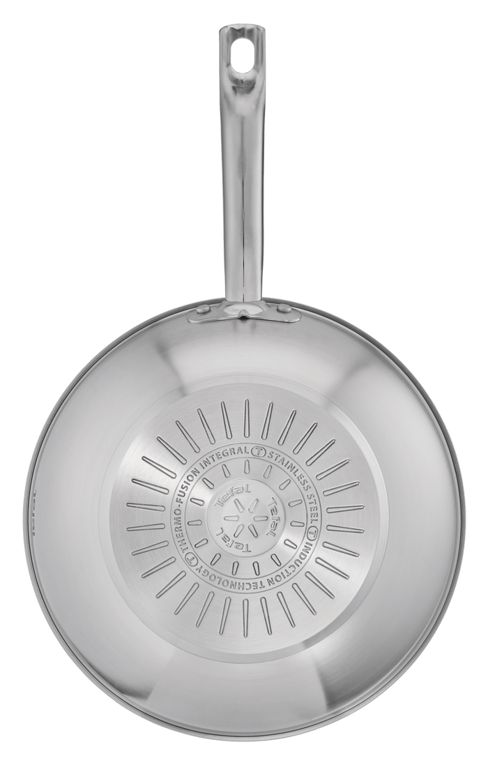 Tefal Virtuoso Induction Stainless Steel Uncoated Wok 28cm