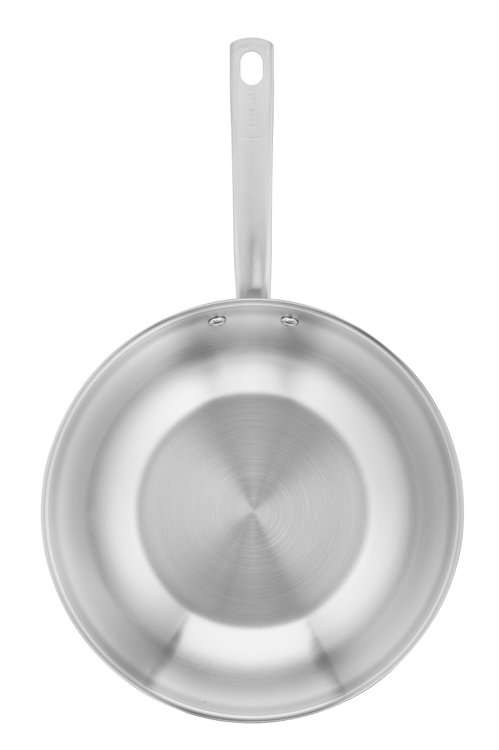 Tefal Virtuoso Induction Stainless Steel Uncoated Wok 28cm