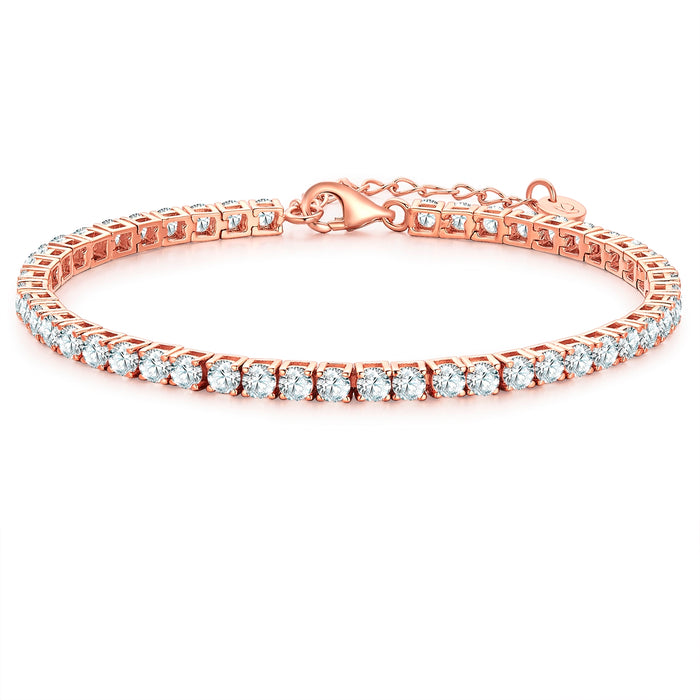 Tennis-Armband Zirkonia 3,1 mm roségold