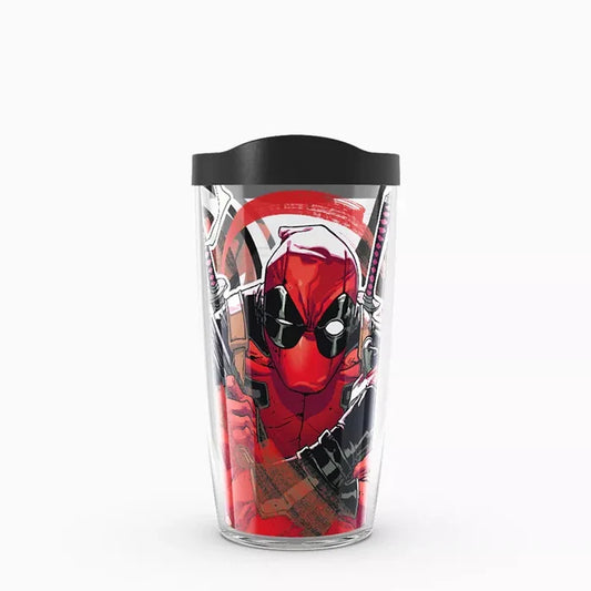 Tervis Marvel Comics: Deadpool - Deadpool Iconic Tumbler with Wrap and Travel Lid