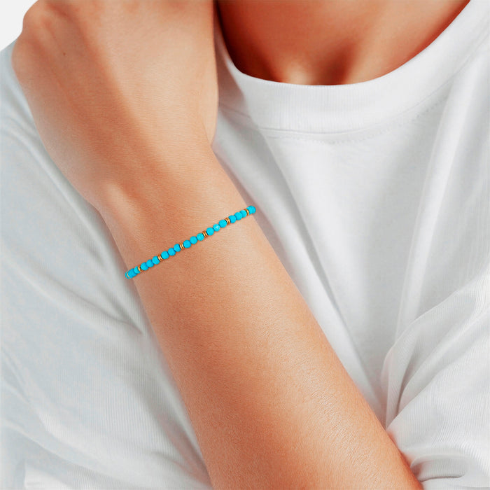 Textilarmband türkis Türkis (rek.)