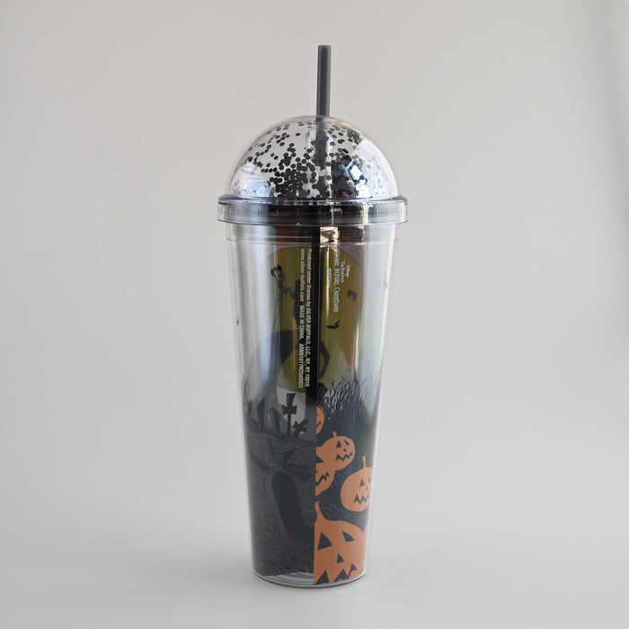 The Nightmare Before Christmas - Spiral Hill Moon Graveyard 24oz Dome Top Travel Tumbler
