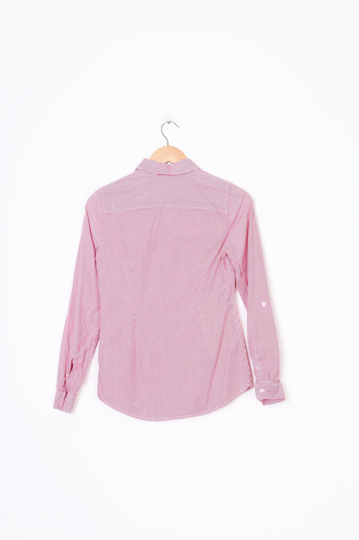 Tommy Hilfiger Womens Pink Shirt Size XS