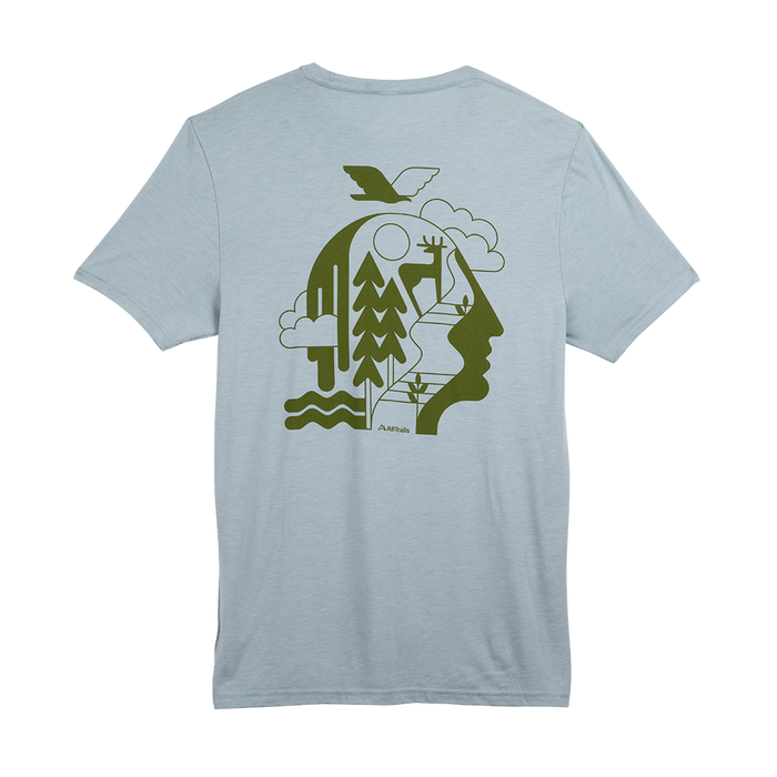 Trailhead Tee - Light Blue Tees Touchstone