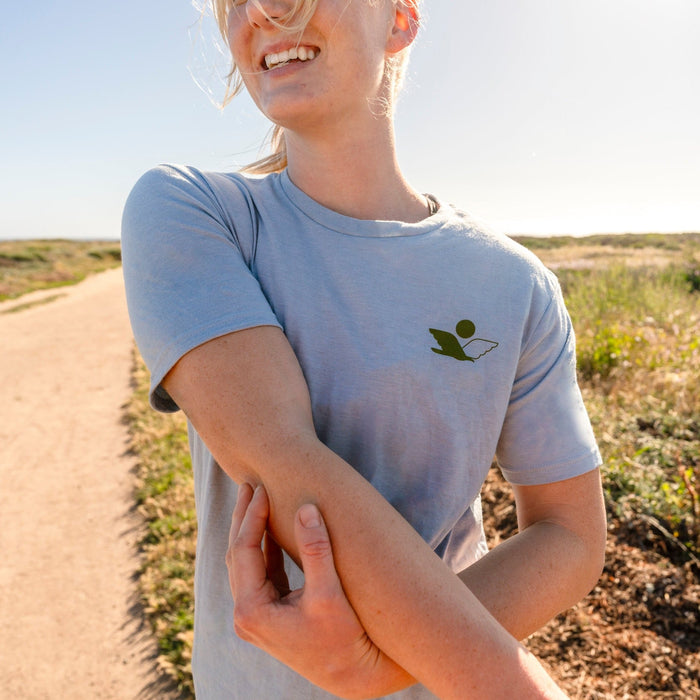 Trailhead Tee - Light Blue Tees Touchstone