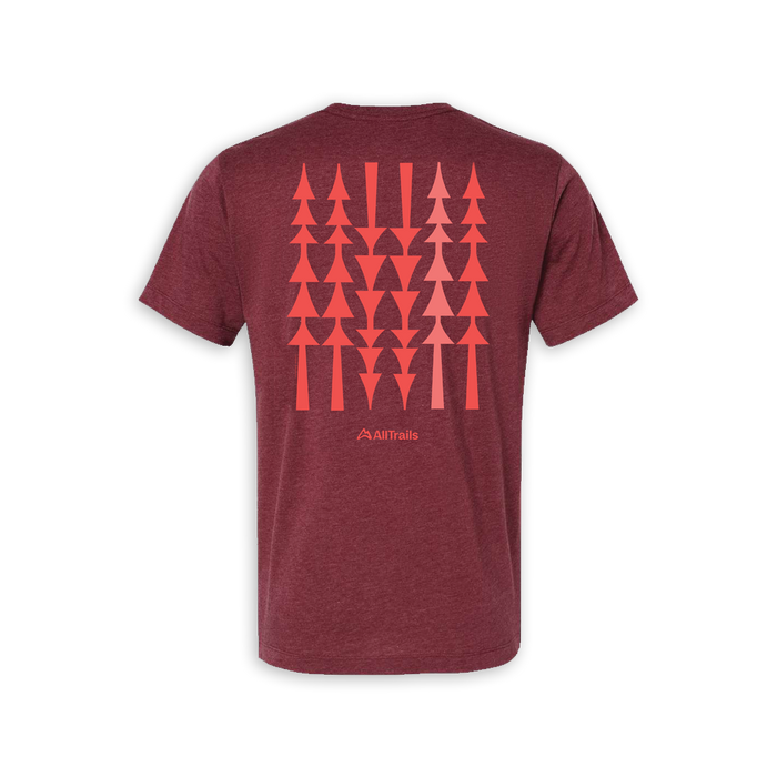 Treeline Tee - Heather Red Tees Touchstone