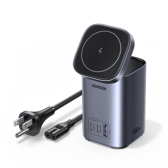 UGREEN 100W 4-Port Power Station with Qi2 Wireless Charging