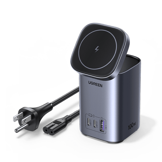 UGREEN 100W 4-Port Power Station with Qi2 Wireless Charging