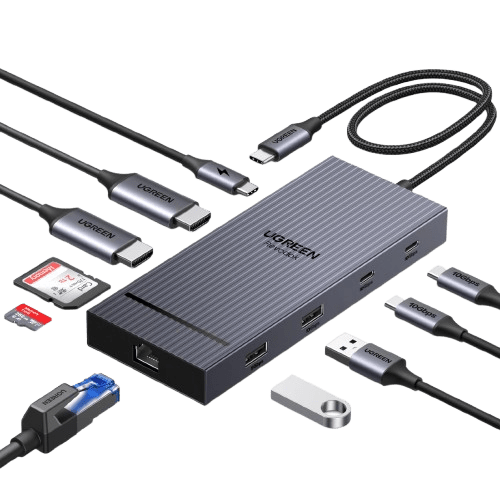 UGREEN Revodok 10 in 1 USB C Docking Station Dual 4K Monitor