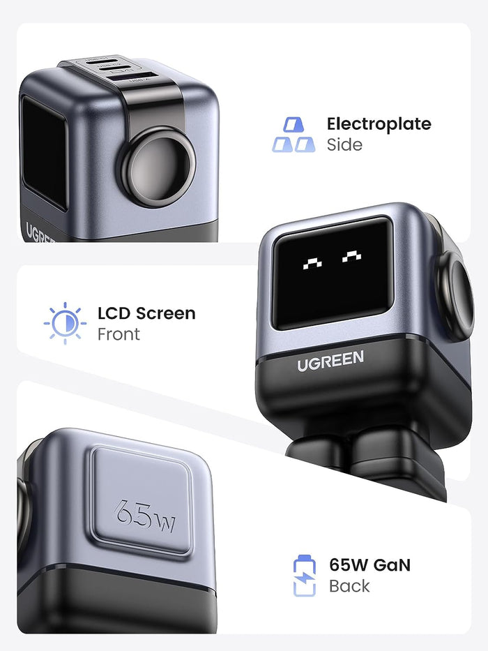 UGREEN Uno Charger 65W Bundle (Black)