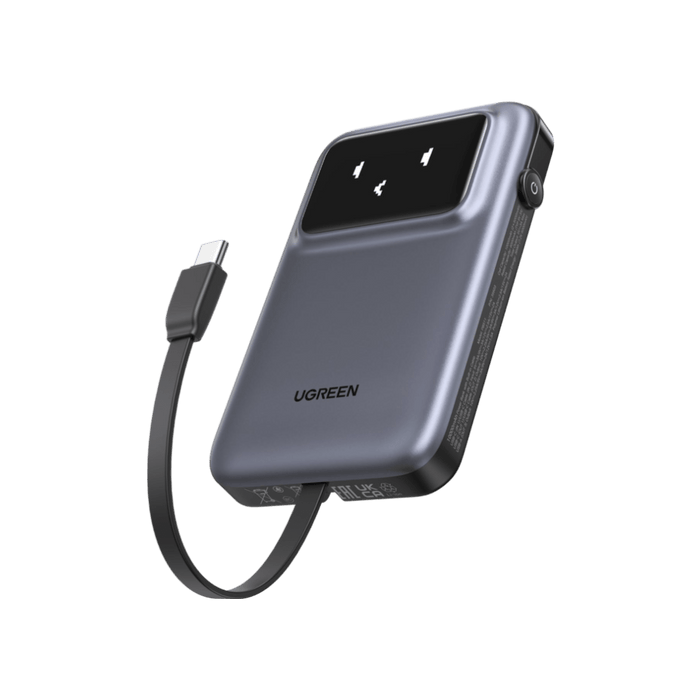 UGREEN Uno Power Bank 10000mAh 30W with Built-in Cable