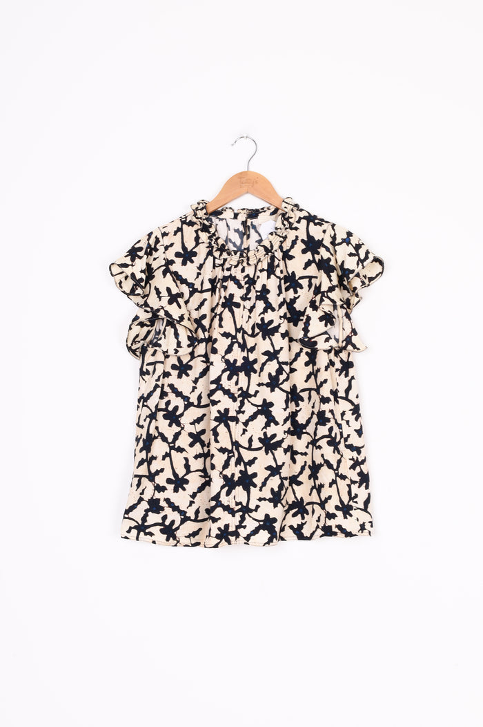 Ulla Johnson Womens Cream Top Size 10