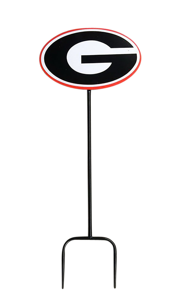 University of Georgia Logo Wrought Iron Yard Decor