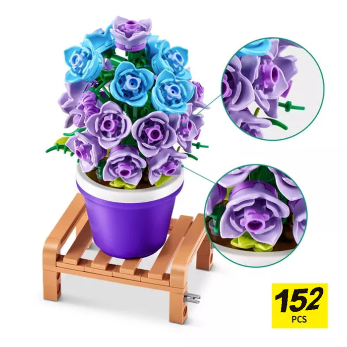UPD Inc. Zuru Max Build More Garden - Potted Plants Capsule with 284 Bricks - Series 1