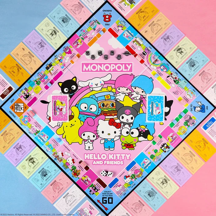 USAopoly Monopoly -  Hello Kitty® & Friends Board Game - Kryptonite Character Store