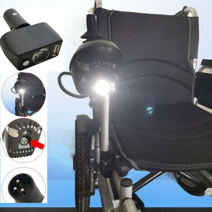 USB Plug-In for Electric Wheelchairs
