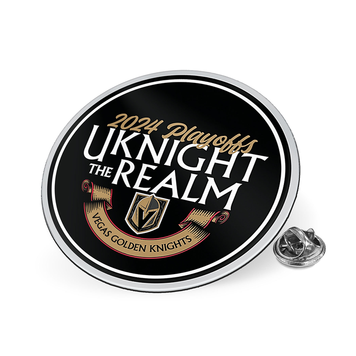 Vegas Golden Knights 2024 UKnight the Realm Lapel Pin