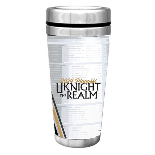 Vegas Golden Knights 2024 UKnight the Realm Travel Mug