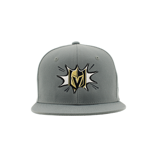 Vegas Golden Knights Youth Primary Bam Snapback - GREY