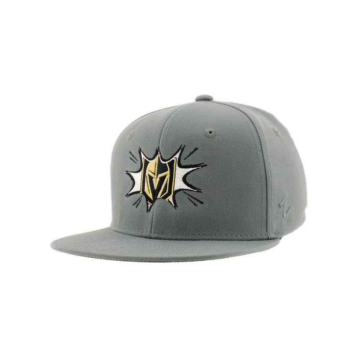 Vegas Golden Knights Youth Primary Bam Snapback - GREY