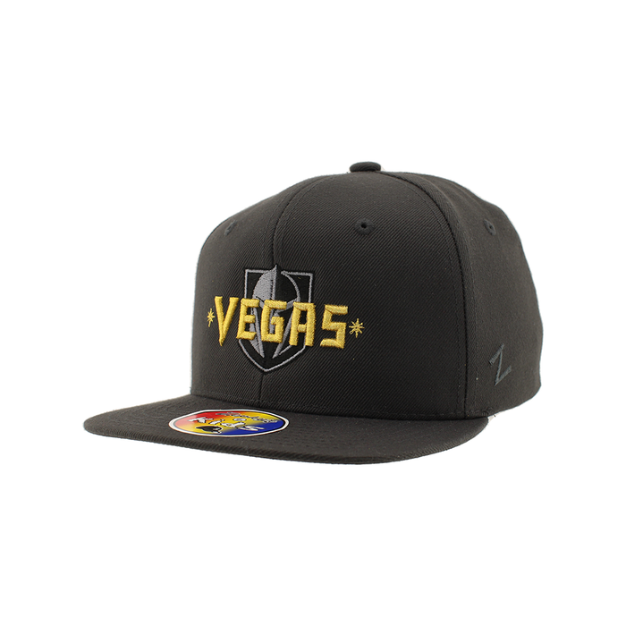 Vegas Golden Knights Youth Primary Wordmark Snapback - Vegas Team Store
