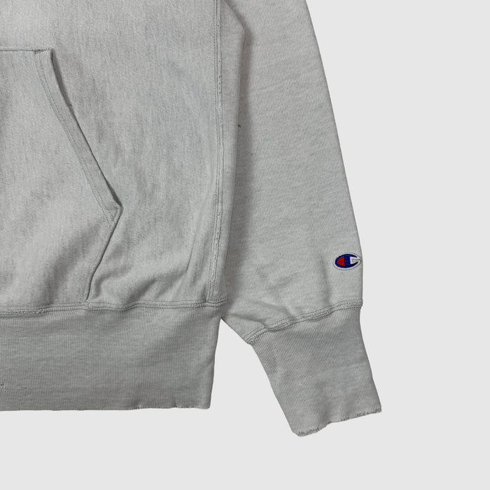Vintage Champions Reverse Weave Hoodie In Heather Grey