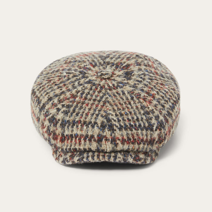 Beige/Red/Herringbone