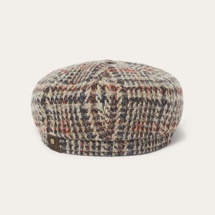 Beige/Red/Herringbone