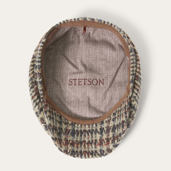 Beige/Red/Herringbone