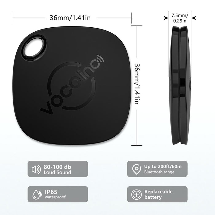 VOCOlinc Black Versatile Bluetooth Finder-VT2201（Only iOS）