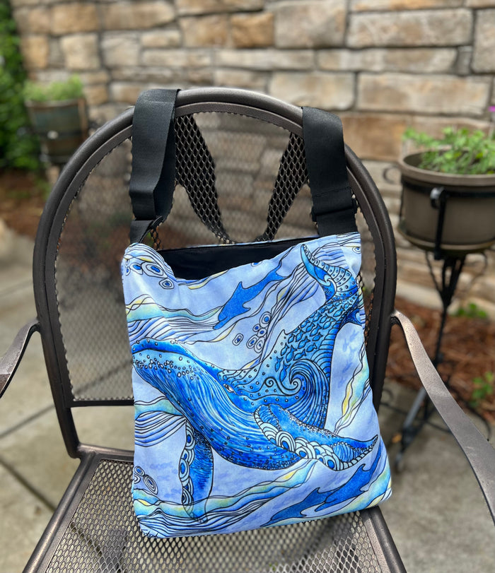Whale Watch Tote Beach Bag