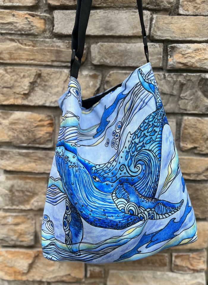 Whale Watch Tote Beach Bag