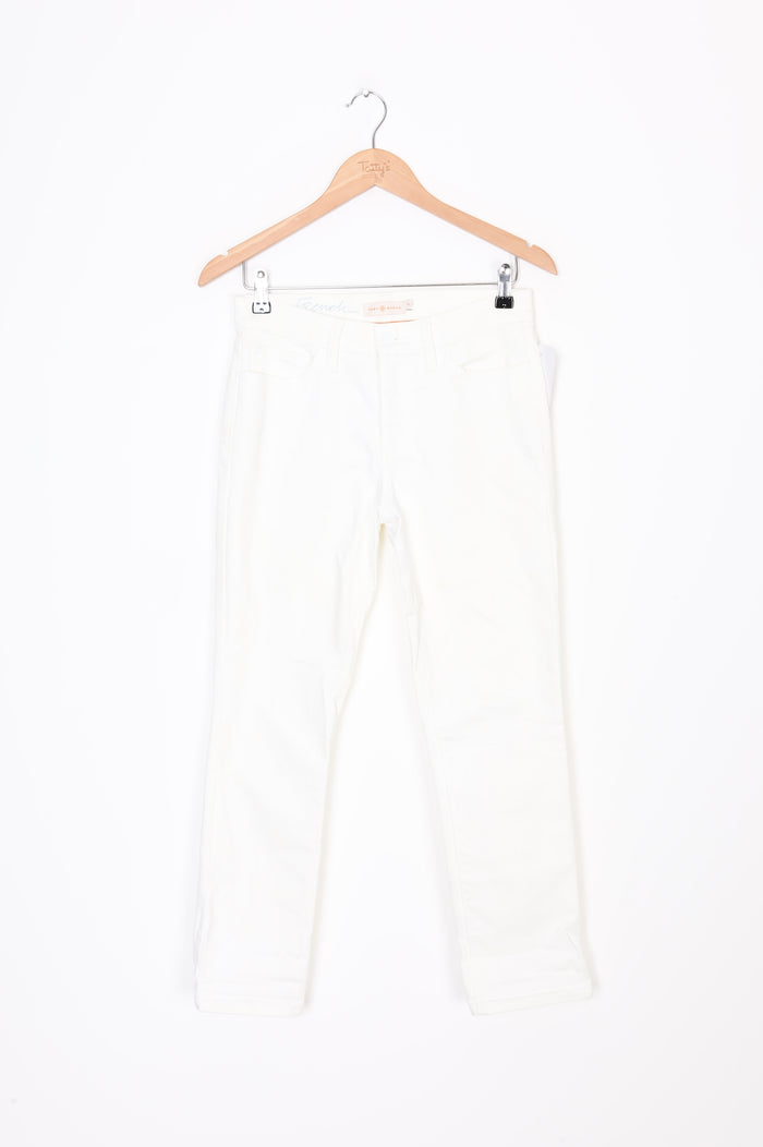 Tory Burch Womens White Jeans Size W 26