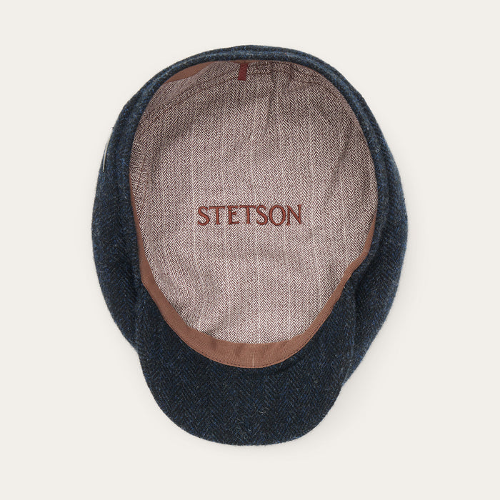 Dark Navy Herringbone