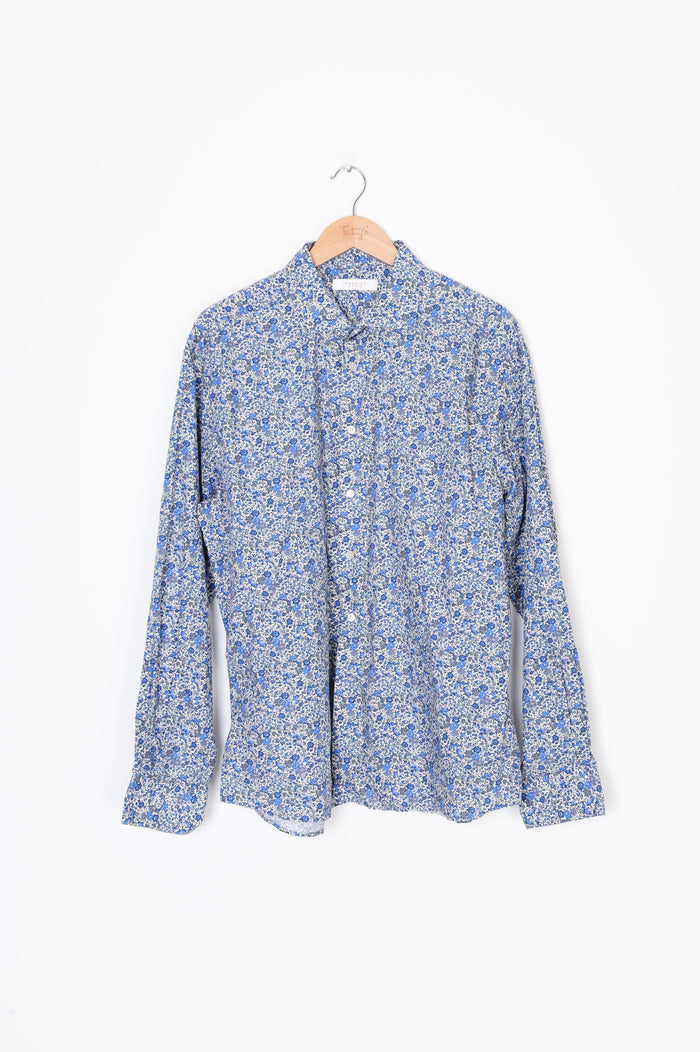 Working Style Mens Blue Shirt Size 46