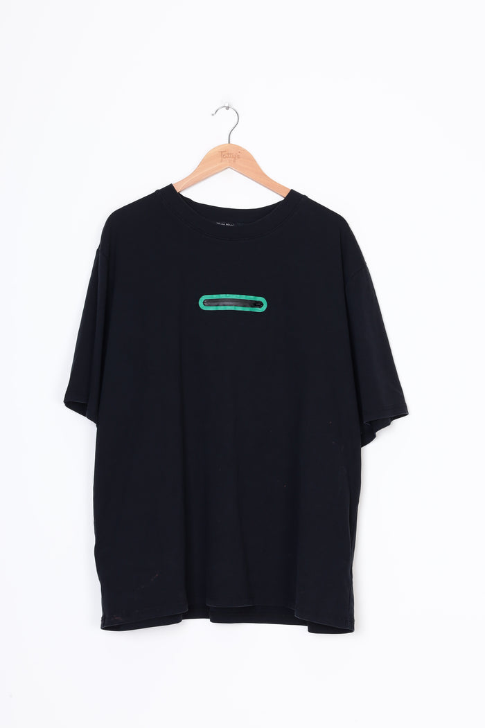 Wynn Hamlyn Mens Black T-shirt Size XL