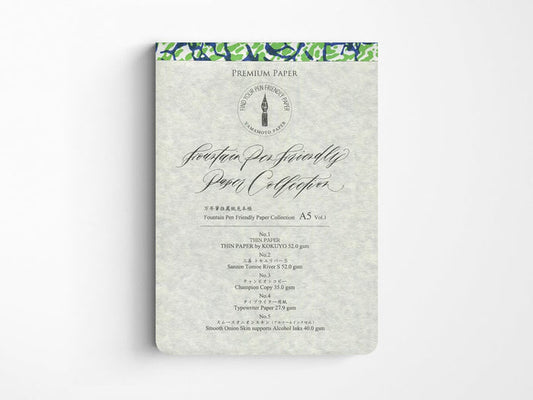 Yamamoto A5 Fountain Pen Friendly Paper Collection - Vol. 1