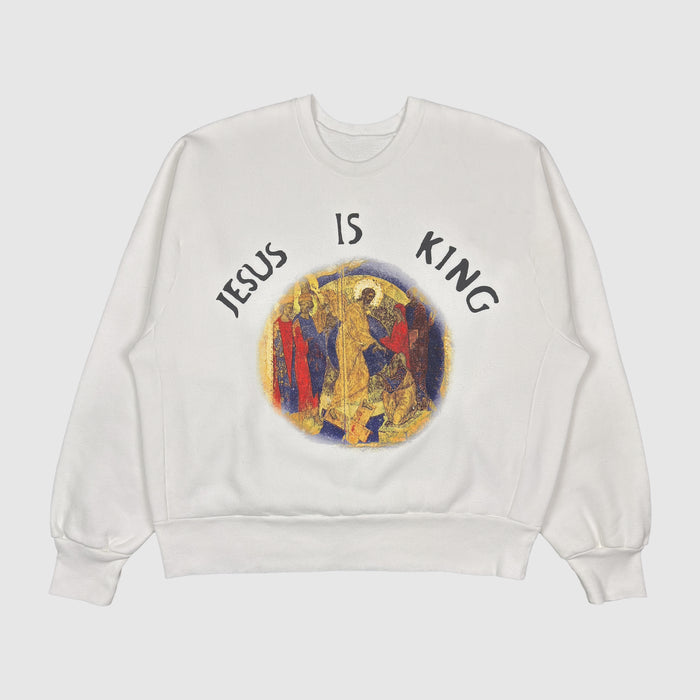 Yeezy 2019 Jesus is King OG Crewneck In White