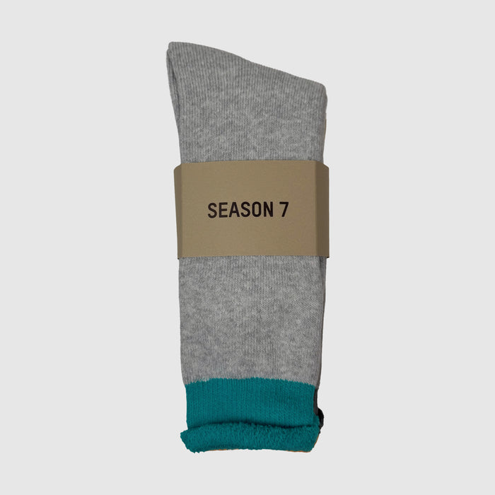 Yeezy Season 7 Bouclette Socks (3-Pack) In Tone Four